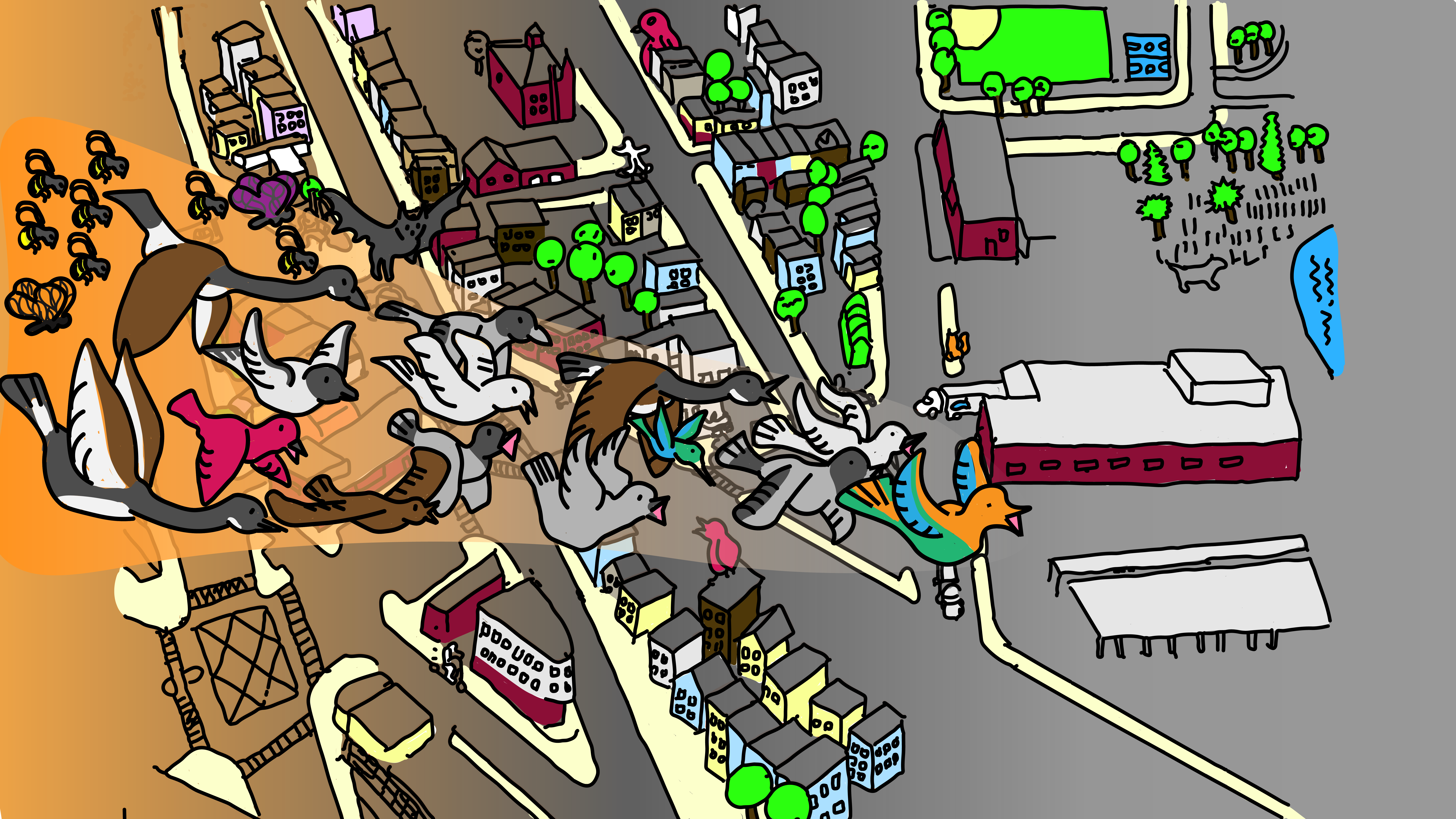 Here Comes the Flock